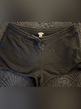 J. Crew Black Drawstring Casual Lounge Shorts